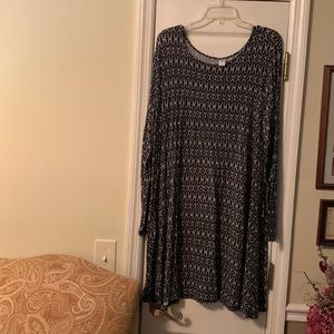 Grayish black background with beige.